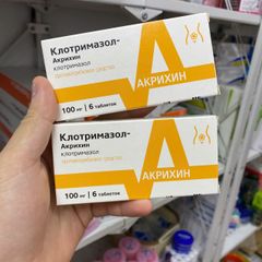 Viên Đặt Phụ Nữ Clotrimazole AKPNXNH Akrikhin Nga - Giải Pháp Vệ Sinh Phụ Nữ Hiệu Quả, An Toàn, Dễ Sử Dụng