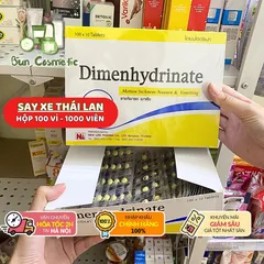 Say Xe Thái Lan 1000 Viên - Thực Phẩm Chức Năng Hỗ Trợ Giảm Say Tàu Xe, Chống Buồn Nôn, Dễ Dàng Sử Dụng