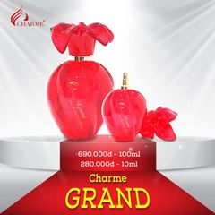 Nước Hoa Nữ Charme Grand - Hương Thơm Quyến Rũ, Sang Trọng, Lâu Bền Phù Hợp Mọi Dịp - Sản Phẩm Đặc Biệt Dành Cho Phái Đẹp