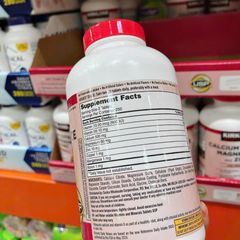 Viên Uống Kirkland Signature Calcium Citrate 500mg với Magnesium và Zinc - Hỗ Trợ Xương Khớp và Tăng Cường Sức Đề Kháng