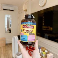 Vitamin Tổng Hợp Bầu Mỹ Nature Made Prenatal Multi + DHA 150 Viên - Dinh Dưỡng Thiết Yếu Cho Mẹ Và Phát Triển Thai Nhi