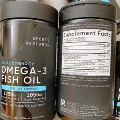 Viên uống Dầu Cá SR Triple Strength Omega 3 Fish Oil 150 Viên - Tăng Cường Sức Khỏe Tim Mạch và Trí Não, Hỗ Trợ Thị Giác và Miễn Dịch