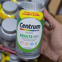 Viên Uống Vitamin Tổng Hợp Centrum Silver cho Nam Nữ Trên 50 Tuổi - Bổ Sung Hơn 30 Viên Vitamin và Khoáng Chất Cần Thiết