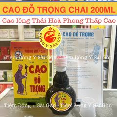 Cao Đỗ Trọng Thái Hòa 280ml - Giảm Đau Nhức, Viêm Khớp, Hỗ Trợ Thần Kinh Toạ, Hàng Chính Hãng