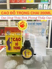 Cao Đỗ Trọng Thái Hòa 280ml - Giảm Đau Nhức, Viêm Khớp, Hỗ Trợ Thần Kinh Toạ, Hàng Chính Hãng