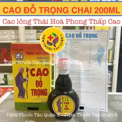 Cao Đỗ Trọng Thái Hoà 280ml - Giảm Đau, Viêm, Tê Bì Chân Tay - Hỗ Trợ Khớp Chính Hãng, Ngày Mới
