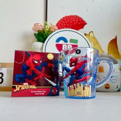 Cốc Uống Nước Siêu Nhân Người Nhện Spider-Man - Ly Nhựa An Toàn Chất Lượng Cao Cho Trẻ Em - Quà Tặng Dành Cho Fan Marvel