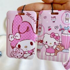 Dây Đeo Thẻ Học Sinh Disney - Hello Kitty, Công Chúa Elsa, Vịt Donal - Chất Liệu Bền, Thiết Kế Tiện Dụng, Đủ Màu Sắc