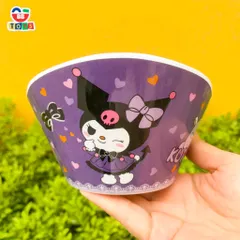 Set Bát Kuromi Dễ Thương Cho Bé - Bộ 2 Chi Tiết Chén Ăn Melamine An Toàn - Đồ Dùng Kiện Món Ăn Disney