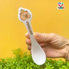 Set Bát Ăn Cơm Capybara Cho Bé - Chất Liệu Nhựa Melamine Cao Cấp, Dễ Dàng Vệ Sinh, Hình Ảnh Nhân Vật Dễ Thương