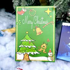 Hộp Quà Giáng Sinh Sang Trọng - Hộp Đựng Quà Noel Dễ Thương Cho Bé - Thiết Kế Đẹp Mắt, Chất Liệu Bền Chắc
