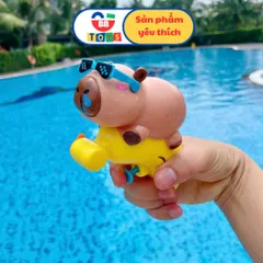 Súng Nước Capybara Cho Trẻ Em - Đồ Chơi Vui Chơi Mùa Hè 2025 - Chất Liệu Nhựa Cao Cấp, Tối Ưu Cho Bé 2 Tuổi Trở Lên