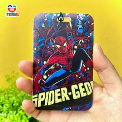 Dây Đeo Thẻ Học Sinh Spider-Man - Móc Kim Loại Bền Chắc, Chất Liệu Nhựa PC, Thiết Kế In Hình MARVEL Nổi Bật, Dài 48cm
