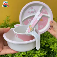 Khay Ăn Dặm Hình Thỏ Con Cho Bé - Bộ Bát Tăm Tre An Toàn, Thân Thiện Môi Trường - Quà Tặng Sinh Nhật Tuyệt Vời