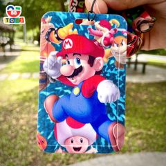 Dây Đeo Thẻ Nhân Vật Hoạt Hình Super Mario - Dây Đeo Học Sinh Đại Học, Văn Phòng Đầy Màu Sắc, Chất Liệu Bền Bỉ, Thiết Kế Thời Trang