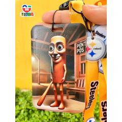 Dây Đeo Thẻ Học Sinh Spider Man - Dây Đeo Chống Trầy Chất Liệu PVC Bền Bỉ, In Hình Nổi Bật, Dùng Cho Học Sinh, Sinh Viên