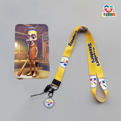 Dây Đeo Thẻ Học Sinh Spider Man - Dây Đeo Chống Trầy Chất Liệu PVC Bền Bỉ, In Hình Nổi Bật, Dùng Cho Học Sinh, Sinh Viên