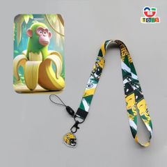Dây Đeo Thẻ Học Sinh Spider Man - Dây Đeo Chống Trầy Chất Liệu PVC Bền Bỉ, In Hình Nổi Bật, Dùng Cho Học Sinh, Sinh Viên