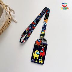 Dây Đeo Thẻ Học Sinh Among Us - Dây Đeo Thẻ Nhân Vật Hoạt Hình PC Bền Bỉ, Phù Hợp Với Học Sinh và Sinh Viên