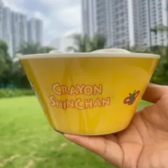 Bát Ăn Dặm Cậu Bé Bút Chì Shin - Bộ Ăn Nhựa Melamine An Toàn Cho Bé Yêu, Thiết Kế Ngộ Nghĩnh, Dễ Cầm Nắm