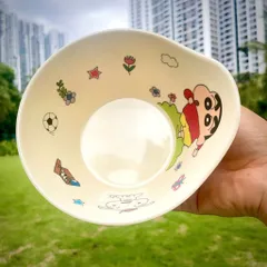 Bát Ăn Dặm Cậu Bé Bút Chì Shin - Bộ Ăn Nhựa Melamine An Toàn Cho Bé Yêu, Thiết Kế Ngộ Nghĩnh, Dễ Cầm Nắm
