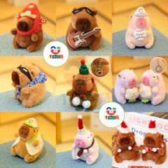 Móc Khóa Capybara Đáng Yêu - Phụ Kiện Thời Trang Đa Dạng Mẫu Màu, Nhung Mềm Cho Trẻ Em và Người Lớn