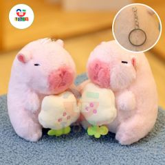 Móc Khóa Capybara Đáng Yêu - Phụ Kiện Thời Trang Đa Dạng Mẫu Màu, Nhung Mềm Cho Trẻ Em và Người Lớn