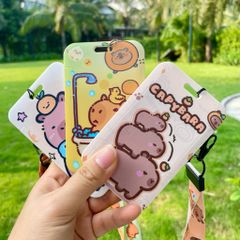 Dây Đeo Thẻ Capybara Dễ Thương - Phụ Kiện Học Sinh, Sinh Viên, Văn Phòng - Chất Liệu Bền, Thiết Kế Nổi Bật, Hot Trend 2025