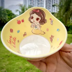Bát Ăn Cơm Cho Bé Nàng Bạch Tuyết - Đồ Dùng Ăn Uống Nhựa Melamine An Toàn, Dễ Dàng Vệ Sinh, Thiết Kế Dễ Thương