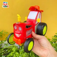Xe Ô Tô Nhún Nhảy Đèn LED - Điều Khiển Từ Xa Có Nhạc Vui Nhộn Cho Trẻ Em - Đồ Chơi Phát Nhạc Hấp Dẫn