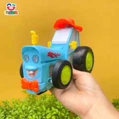 Xe Ô Tô Nhún Nhảy Đèn LED - Điều Khiển Từ Xa Có Nhạc Vui Nhộn Cho Trẻ Em - Đồ Chơi Phát Nhạc Hấp Dẫn