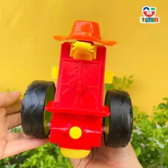 Xe Ô Tô Nhún Nhảy Đèn LED - Điều Khiển Từ Xa Có Nhạc Vui Nhộn Cho Trẻ Em - Đồ Chơi Phát Nhạc Hấp Dẫn