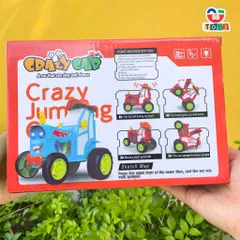 Xe Ô Tô Nhún Nhảy Đèn LED - Điều Khiển Từ Xa Có Nhạc Vui Nhộn Cho Trẻ Em - Đồ Chơi Phát Nhạc Hấp Dẫn