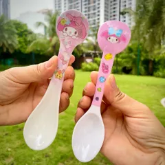 Bát Ăn Dặm Melody Kuromi Cho Bé Gái - Bát Nhựa Melamine An Toàn, Dễ Thương, Quà Tặng Đặc Biệt Cho Bé