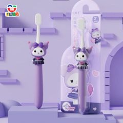Bàn Chải Đánh Răng Kuromi & Didu Cho Trẻ Em Từ 3 Tuổi - Đầu Lông Mềm, Thiết Kế Bắt Mắt, Chăm Sóc Răng Miệng Hiệu Quả