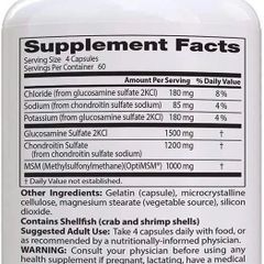Viên Uống Hỗ Trợ Xương Khớp Doctor's Best Glucosamine Chondroitin MSM 120 Viên - Hàng Mỹ Chính Hãng