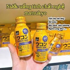 Nước Uống Tinh Chất Nghệ Nhật Bản Matsukiyo 100ml - Hỗ Trợ Chăm Sóc Gan, Làm Đẹp Da, Giảm Cảm Giác Mệt Mỏi - 6 Chai