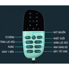 Máy Massage Lưng Nikio NK-158 - Thiết Bị Thư Giãn Kéo Giãn Cột Sống, Nhiệt Nóng, Xung Điện Hỗ Trợ Giảm Đau Lưng