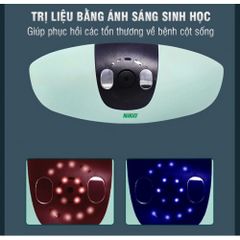 Máy Massage Lưng Nikio NK-158 - Thiết Bị Thư Giãn Kéo Giãn Cột Sống, Nhiệt Nóng, Xung Điện Hỗ Trợ Giảm Đau Lưng