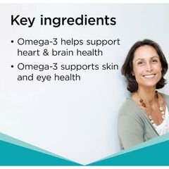 Viên uống Blackmores Omega Double High Strength Fish Oil 90 viên - Bổ sung Omega-3 cao cho tim mạch, não bộ và thị lực - Hàng chính hãng Úc