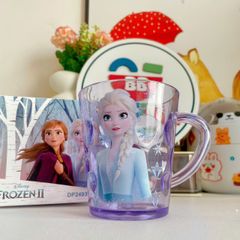 Bộ Dụng Cụ Ăn Dặm Cho Bé Elsa Nhựa Melamine - Khay 3 Ngăn, Bát, Cốc Uống, Đồ Dùng Ăn Uống Cho Trẻ Em Yêu Thích Disney