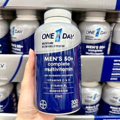 Vitamin tổng hợp và Khoáng chất cho Nam trên 50 tuổi One A Day Men's Multivitamin 300 viên Mẫu mới, chính hãng Mỹ