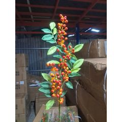 Cành Lá Táo Đồng Vàng - Trang Trí Nhà Cửa Sang Trọng, Cành Đuôi Công và Rẻ Quạt Phong Phú cho Không Gian Sống Thêm Đẹp