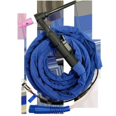 Dây hàn TIG QQ150 4m/8m cao cấp, tay cầm lò xo chịu nhiệt, ống khí Silicon an toàn, linh kiện máy hàn đa năng
