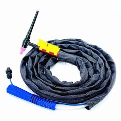 Dây hàn TIG QQ150 4m/8m cao cấp, tay cầm lò xo chịu nhiệt, ống khí Silicon an toàn, linh kiện máy hàn đa năng