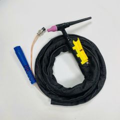 Dây hàn TIG QQ150 4m/8m cao cấp, tay cầm lò xo chịu nhiệt, ống khí Silicon an toàn, linh kiện máy hàn đa năng