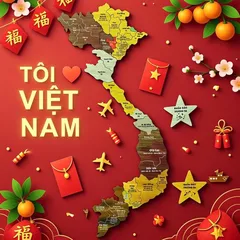 Bản Đồ Gỗ Việt Nam In UV Sắc Nét - Trang Trí Sang Trọng Thể Hiện 34 Tỉnh Thành và Biển Đảo Hoàng Sa Trường Sa