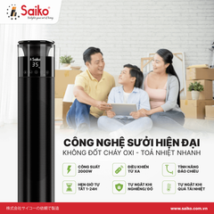 Máy Sưởi Gốm Tạo Ẩm Saiko CH-2011DH 2000W - Thiết Bị Sưởi Ấm An Toàn, Tiện Lợi, Đảm Bảo Độ Ẩm Cho Mùa Đông Lạnh