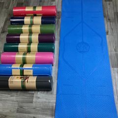 Thảm Tập Yoga Chống Trượt TPE 8mm - Thiết Kế Định Tuyến Giúp Tập Yoga Hiệu Quả Tại Nhà, Dành Cho Người Mới Bắt Đầu, Tập Gym, Thể Dục