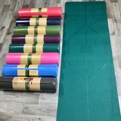 Thảm Tập Yoga Chống Trượt TPE 8mm - Thiết Kế Định Tuyến Giúp Tập Yoga Hiệu Quả Tại Nhà, Dành Cho Người Mới Bắt Đầu, Tập Gym, Thể Dục